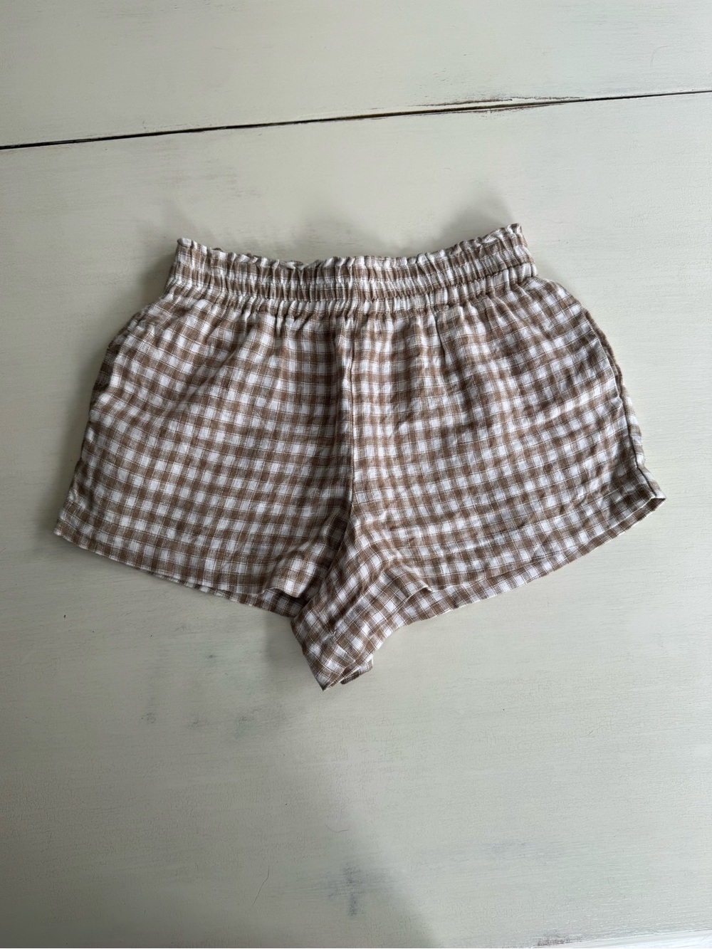 Reformation Mila Linen Shorts